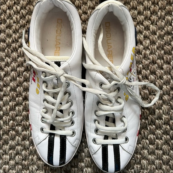 Men’s “Dsquared2” White Sneakers